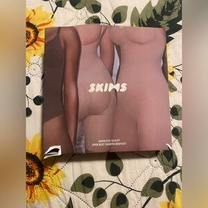NIB Seamless Open Bust Bodysuit Bronze Size L